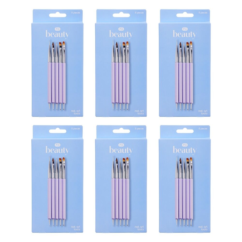 Pharmacy Health Nail Art Tools 5 Pack Bundle of 6