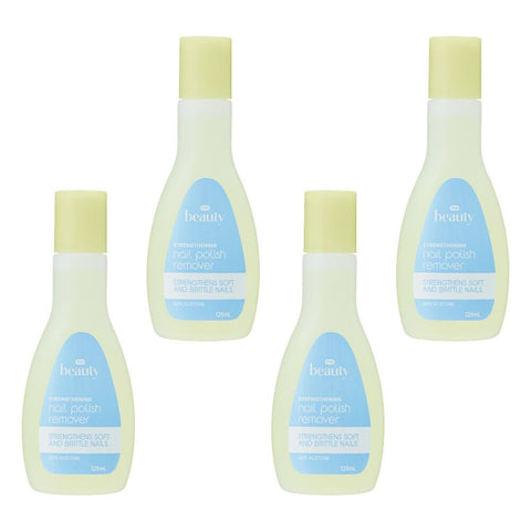 Pharmacy Health Nail Polish Remover Strengthening 125mL Pack of 4