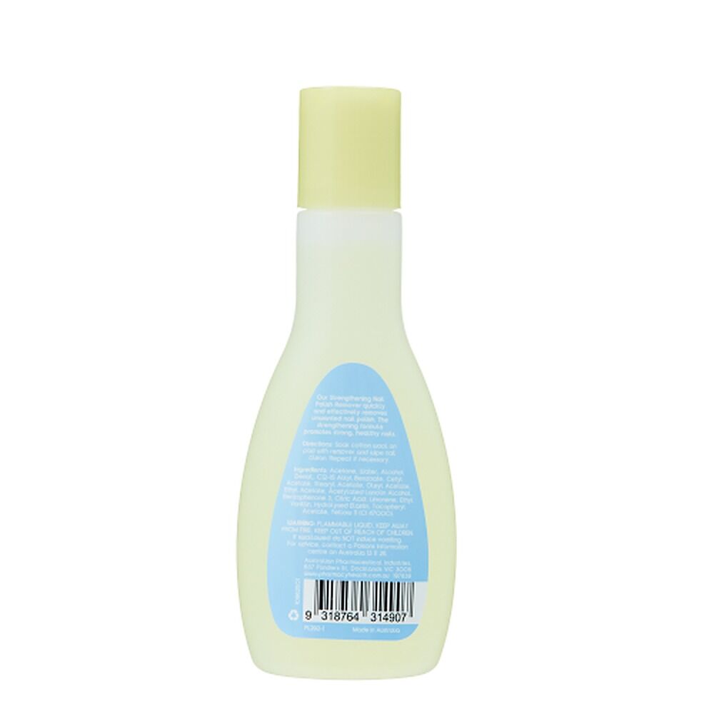 Pharmacy Health Nail Polish Remover Strengthening 125mL