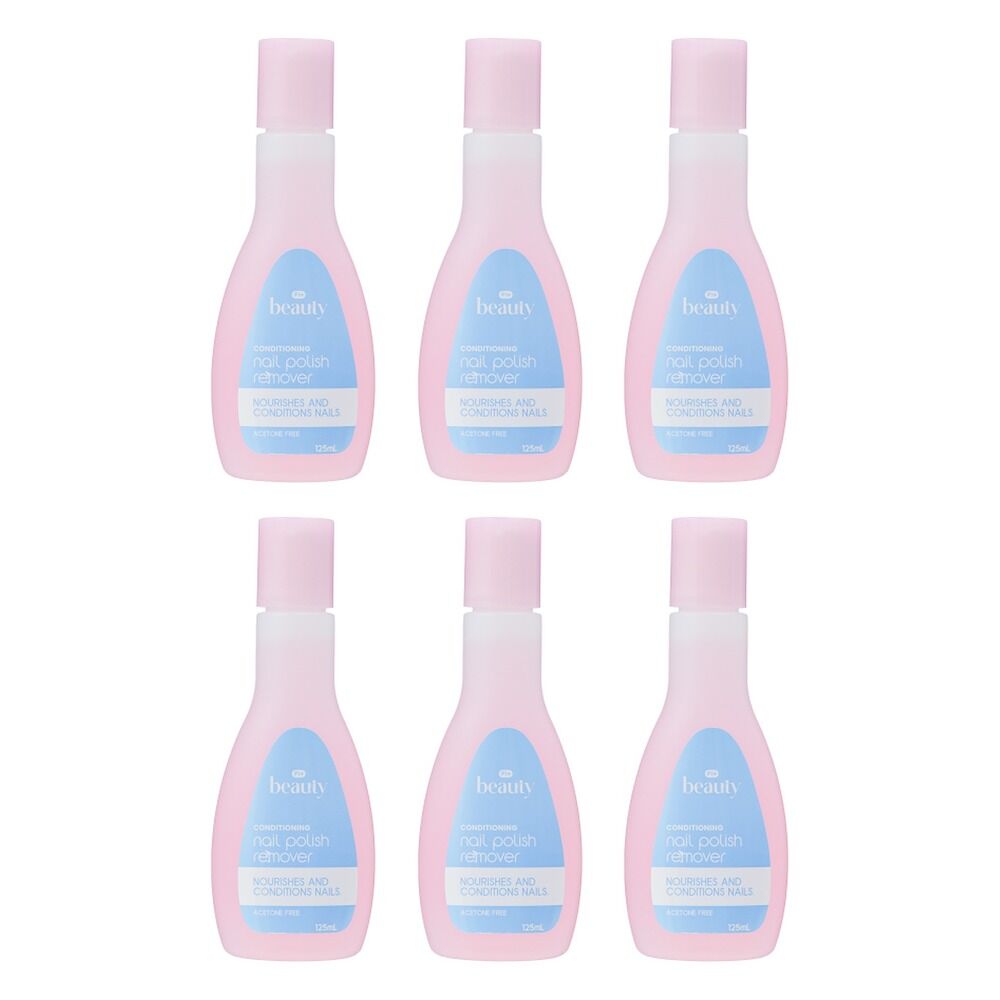 Pharmacy Health Nail Polish Remover Non-Acetone 125mL Pack of 6