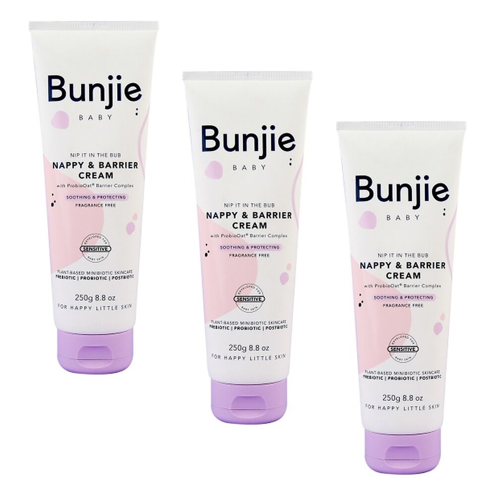 Bunjie Nappy & Barrier Cream 250g Pack of 3
