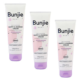 Bunjie Nappy & Barrier Cream 250g Pack of 3