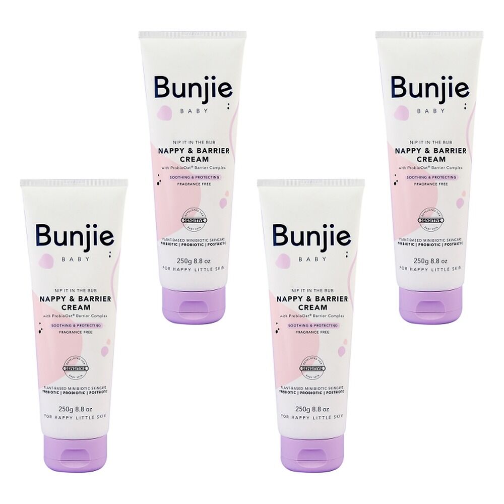 Bunjie Nappy & Barrier Cream 250g Pack of 4