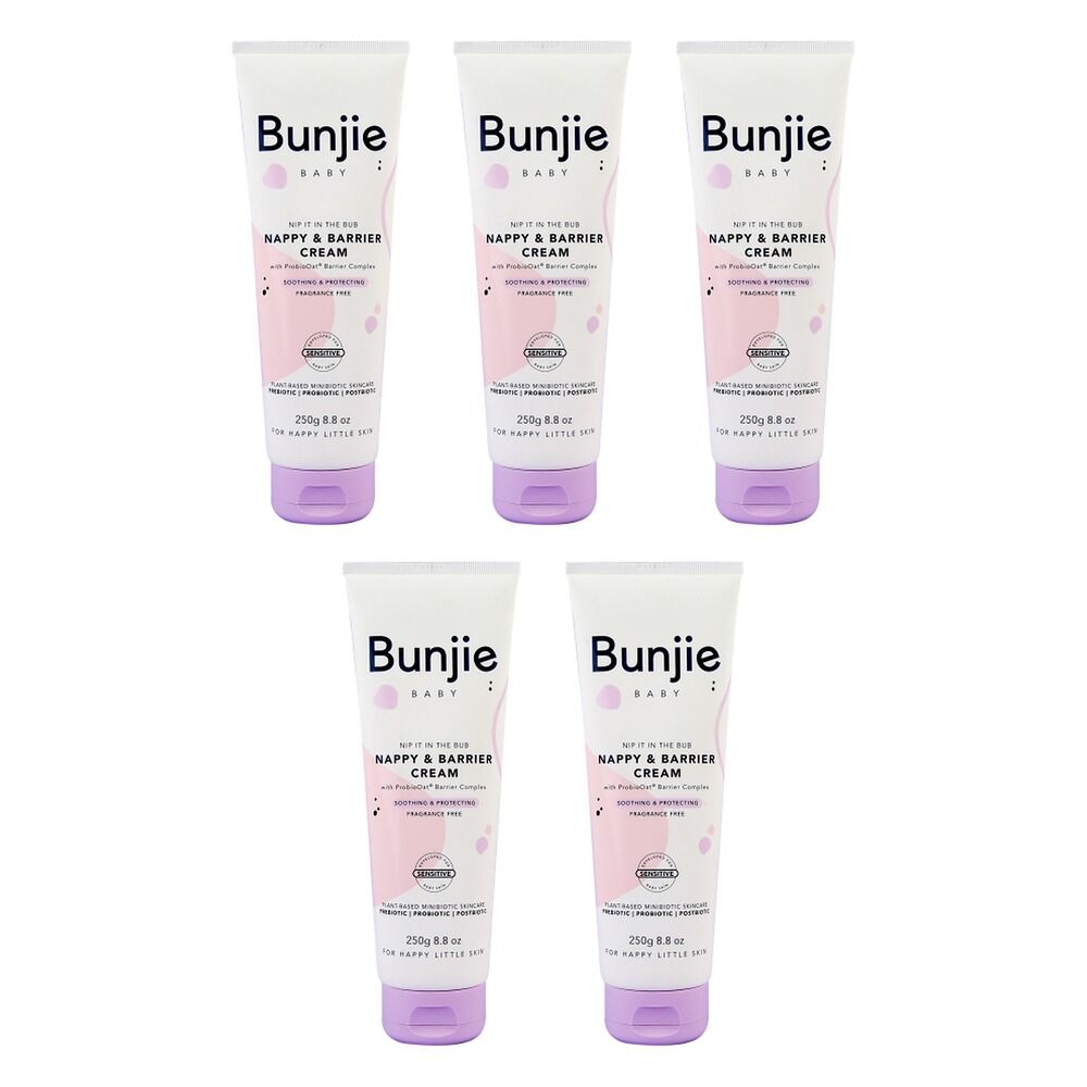 Bunjie Nappy & Barrier Cream 250g Pack of 5