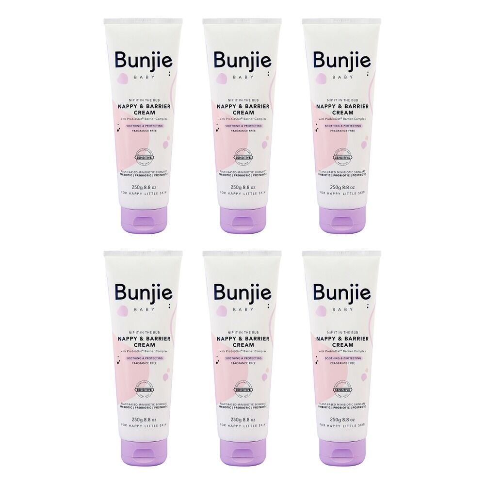 Bunjie Nappy & Barrier Cream 250g Pack of 6