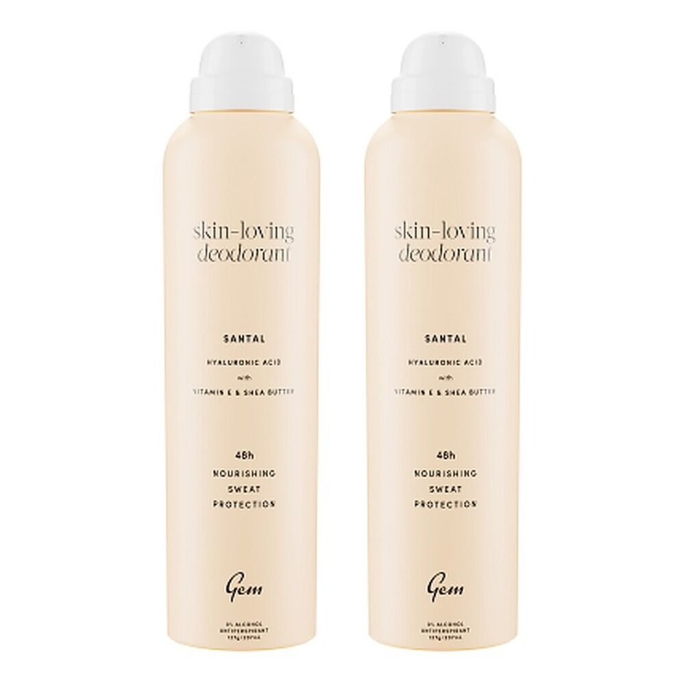 Gem Skin Loving Deodorant Santal 207mL Pack of 2