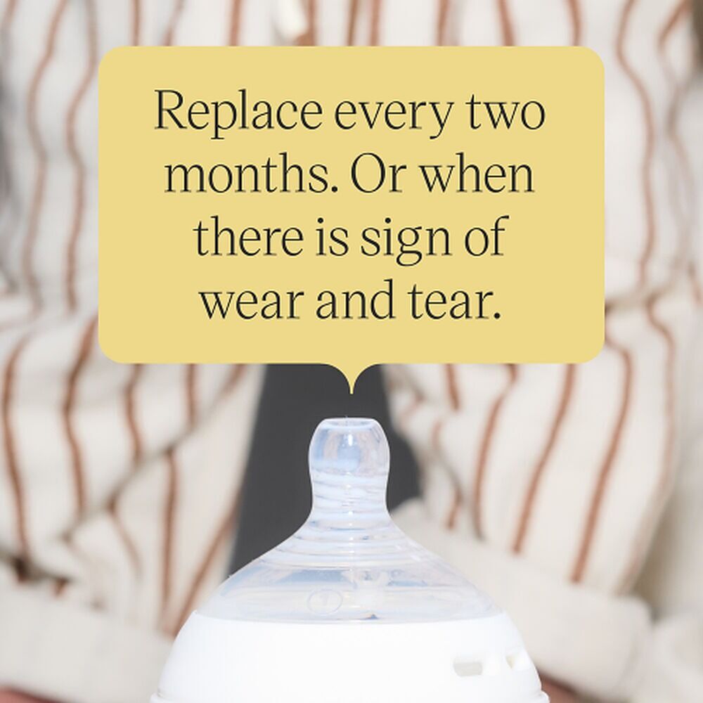 Tommee Tippee Natural Start Baby Bottle Teats Vari Flow 0+ Months 2 Pack