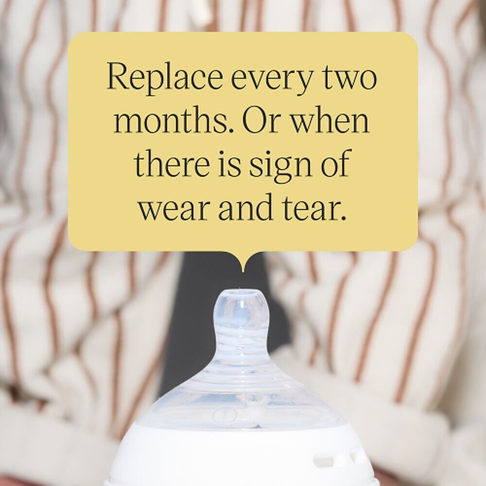 Tommee Tippee Natural Start Baby Bottle Teats Vari Flow 0+ Months 2 Pack