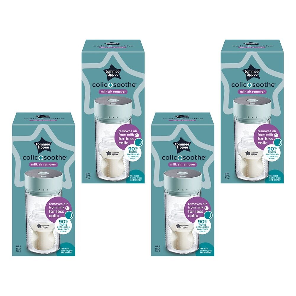 Tommee Tippee Colic Soothe Milk Air Remover Pack of 4