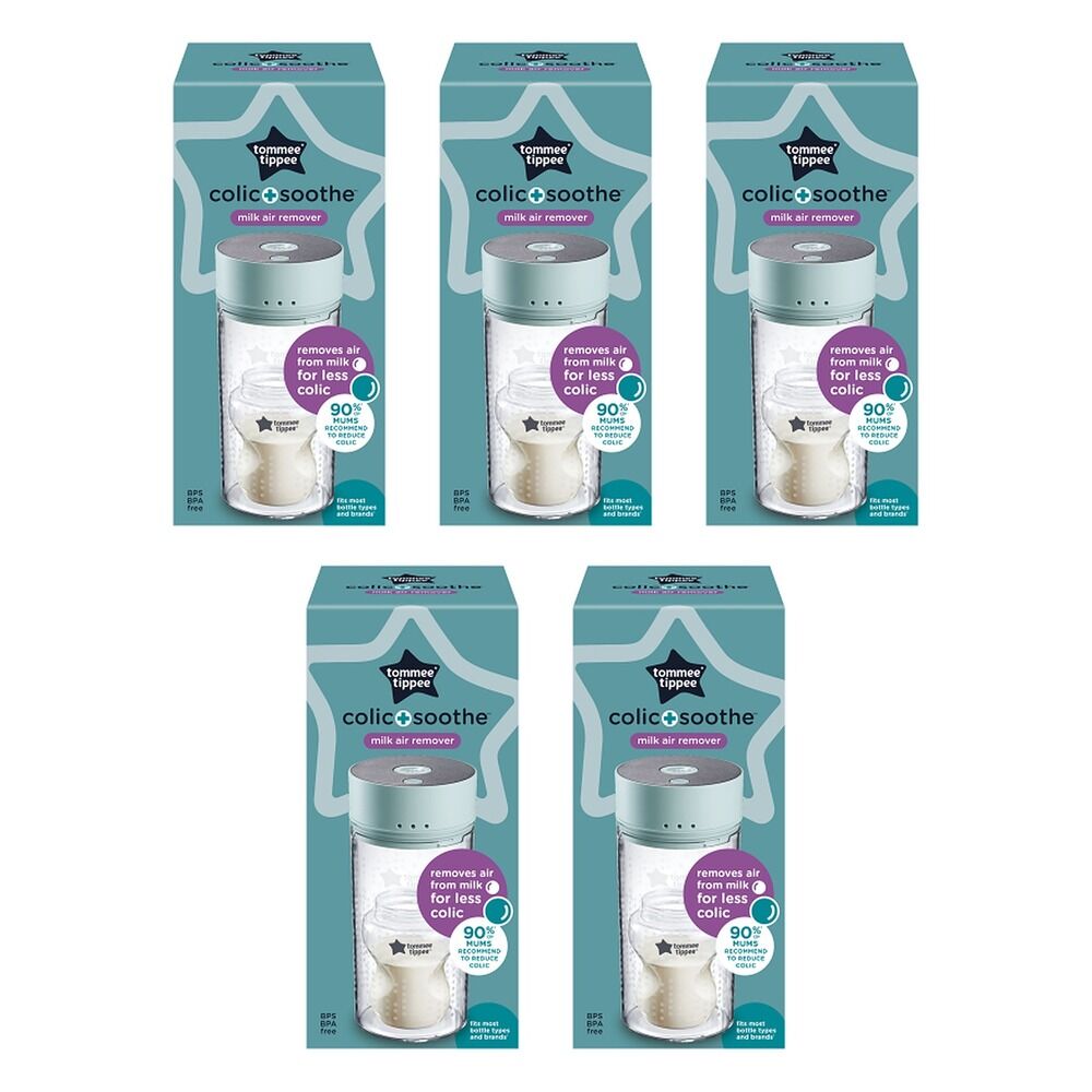 Tommee Tippee Colic Soothe Milk Air Remover Pack of 5