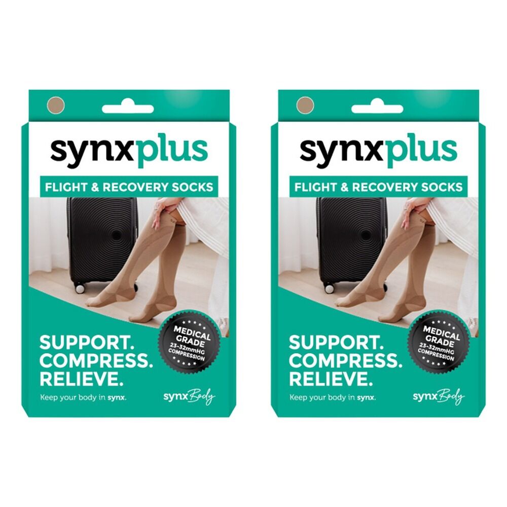 Synx Plus Flight & Recovery Socks Small Pack of 2