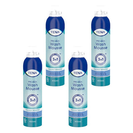 Tena Wash Mousse 400mL Pack of 4