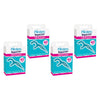 Piksters SupaGRIP Twin Floss Picks 40 Pack Bundle of 4