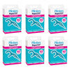 Piksters SupaGRIP Twin Floss Picks 40 Pack Bundle of 6