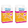 Piksters SupaGRIP Floss Picks Fine 40 Pack Bundle of 2