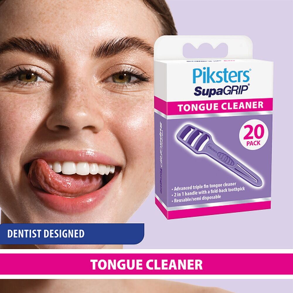 Piksters SupaGRIP Tongue Cleaner 20 Pack