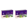 Quilton Pocket Pack Facial Tissues 6 Pack x 7 Bundle of 2