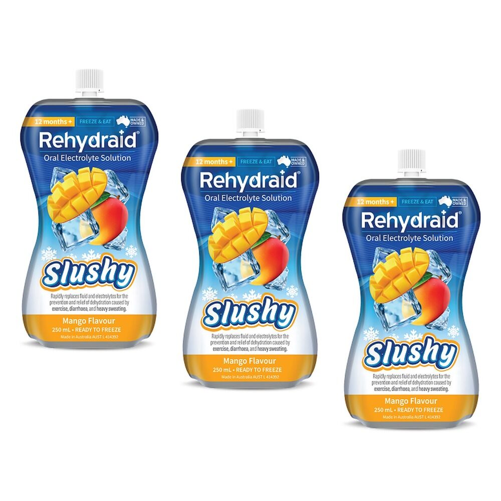 Rehydraid Mango Slushy 250mL x 6 Bundle of 3