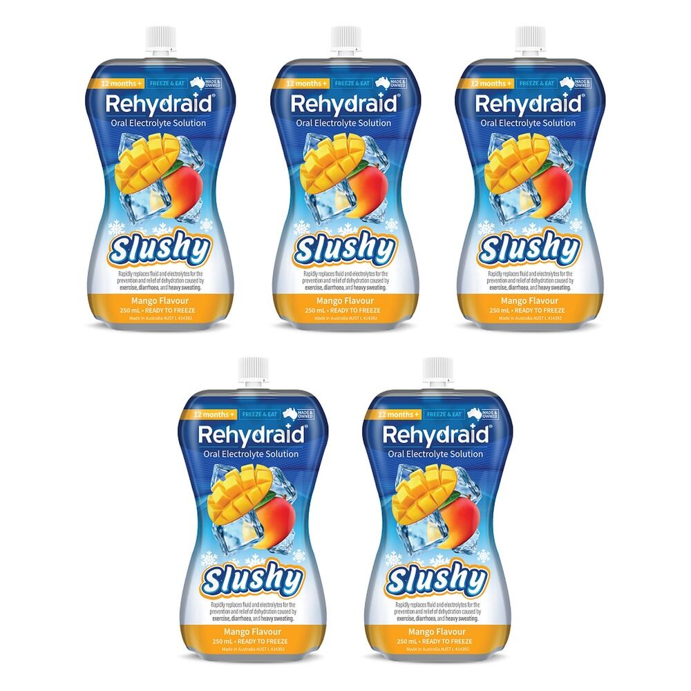 Rehydraid Mango Slushy 250mL x 6 Bundle of 5