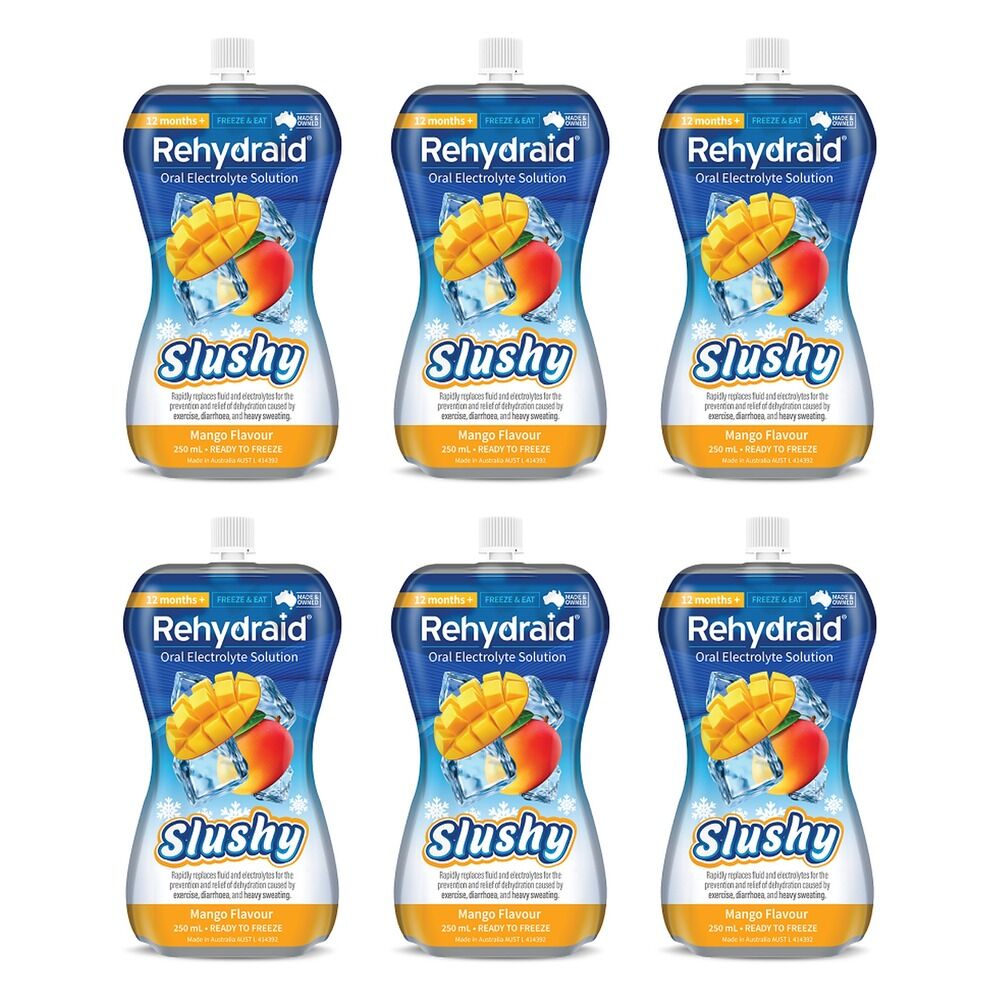 Rehydraid Mango Slushy 250mL x 6 Bundle of 6