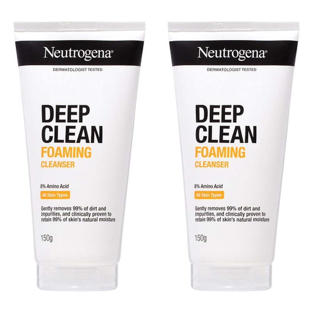 Neutrogena Deep Clean Foaming Cleanser 150g Pack of 2