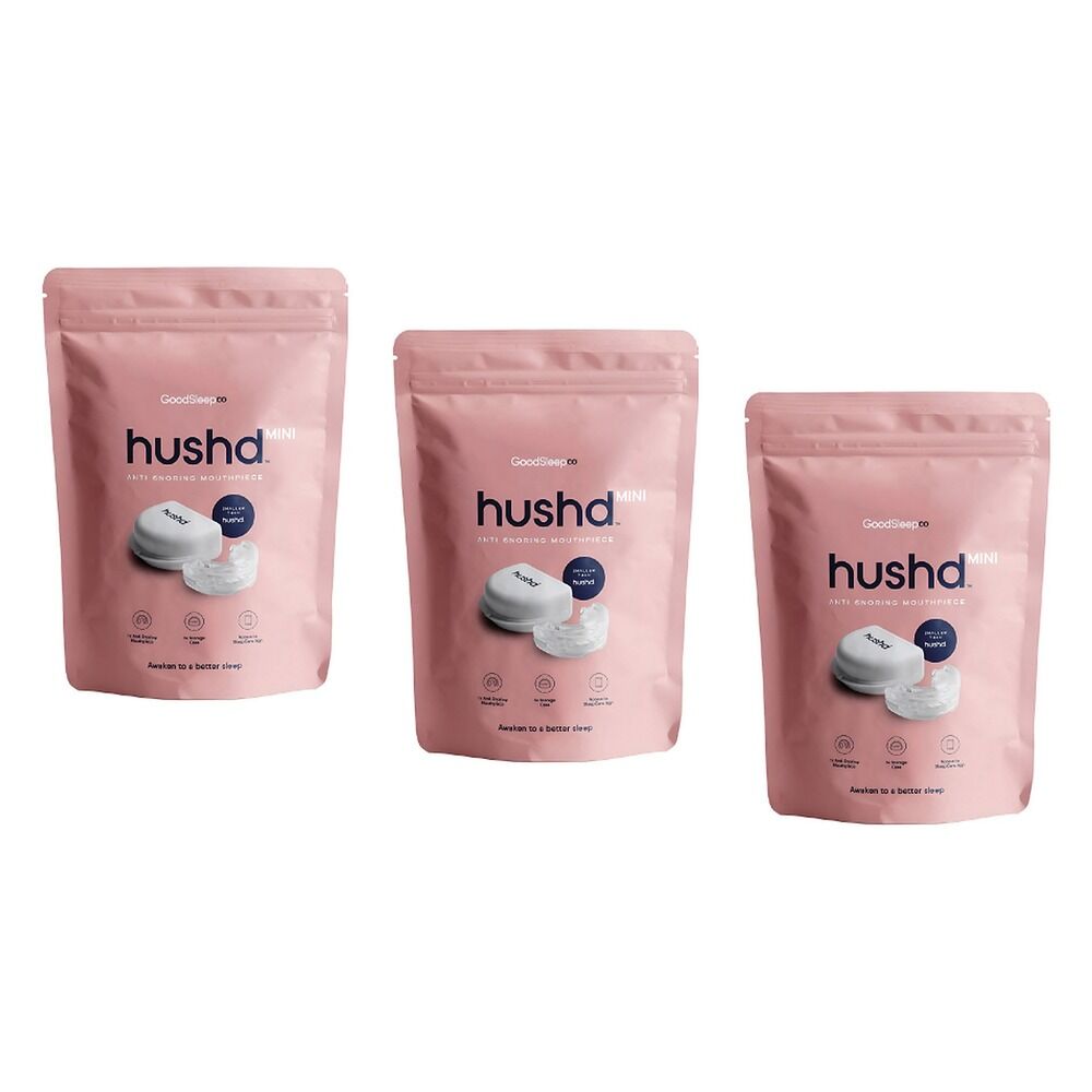 Hushd Mini Anti-Snoring Mouthpiece Pack of 3