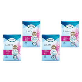 Tena Liners Extra Long Length 26 Pack x 6 Bundle of 4