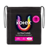 U By Kotex Ultrathin Super Pads with Wings 18 Pack x 6