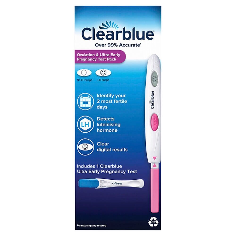 Clearblue Ovulation & Pregnancy 10 + 1 Tests