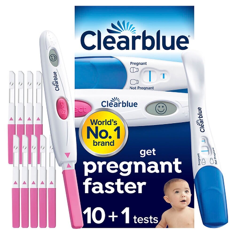 Clearblue Ovulation & Pregnancy 10 + 1 Tests