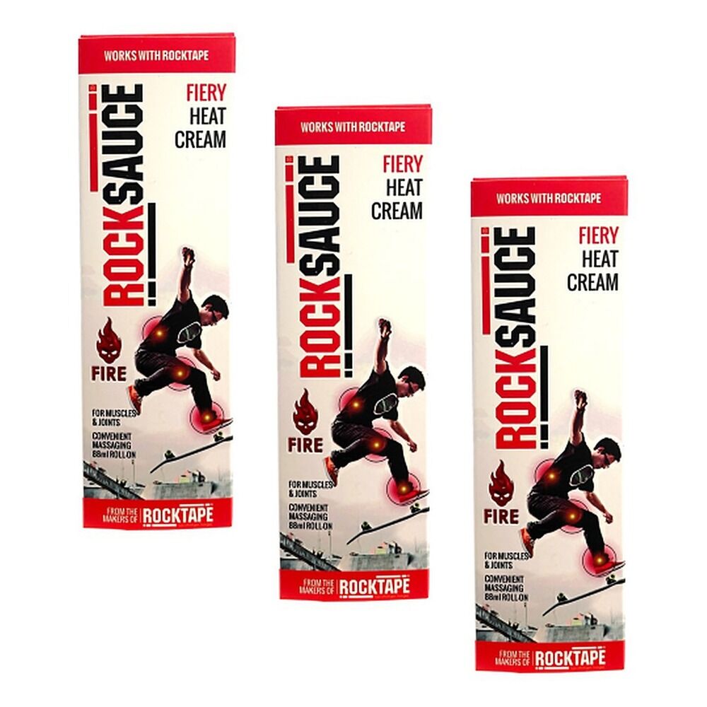 Rocktape Rocksauce Fire Roll On 88.5mL Pack of 3