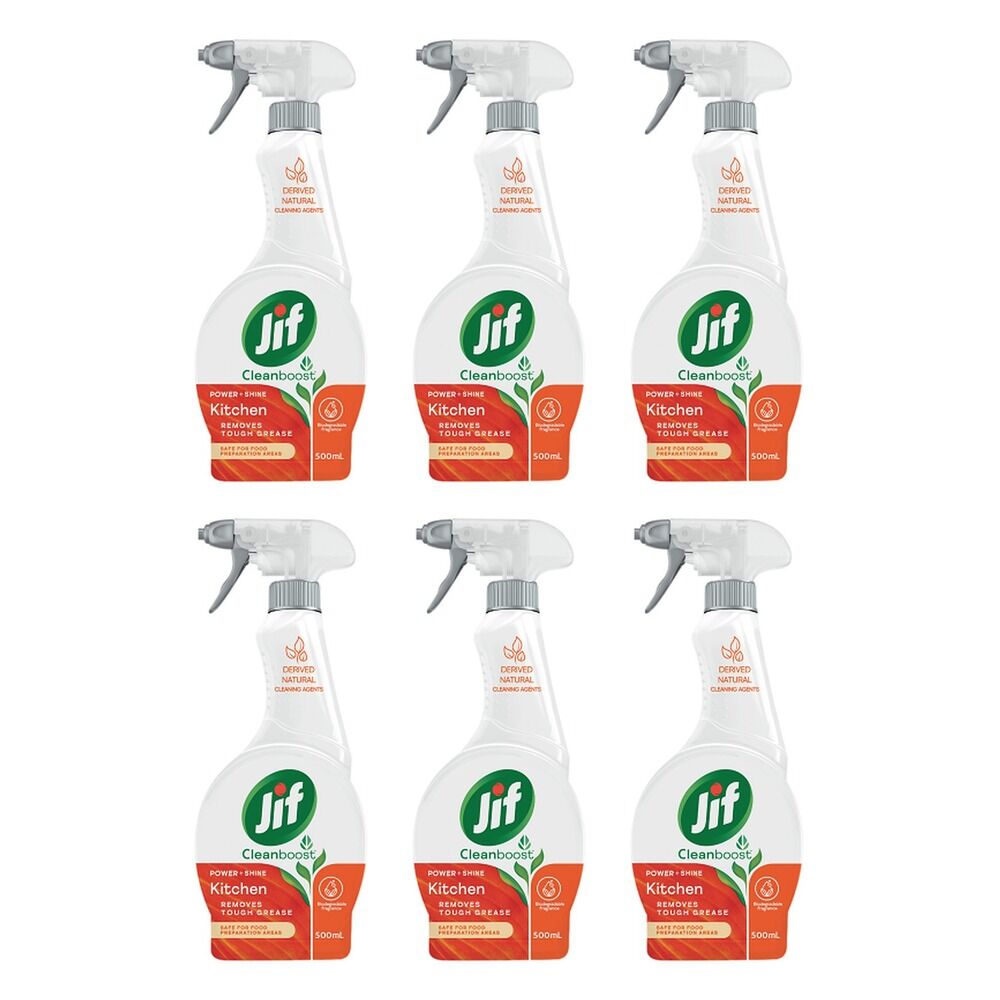 Jif Power & Shine Kitchen 500mL x 4 Bundle of 6