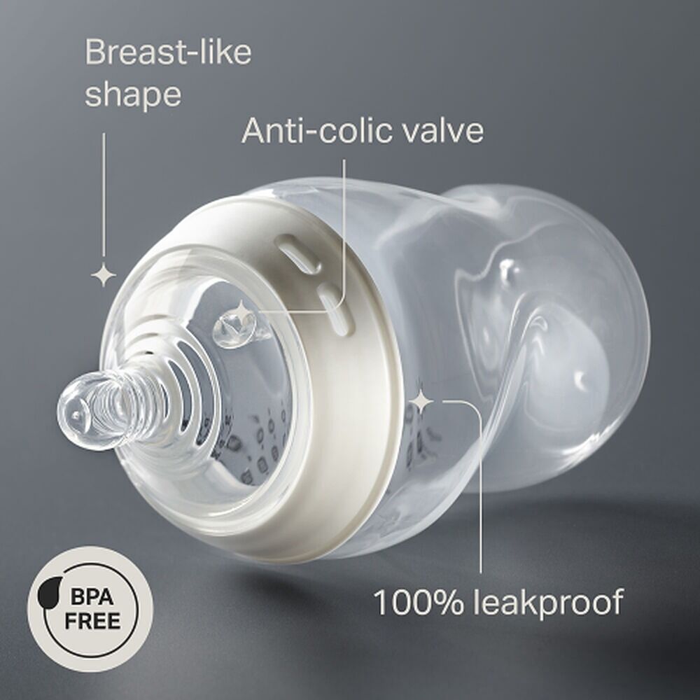 Tommee Tippee Natural Start Anti-Colic Baby Bottle 0m+ 150mL 2 Pack