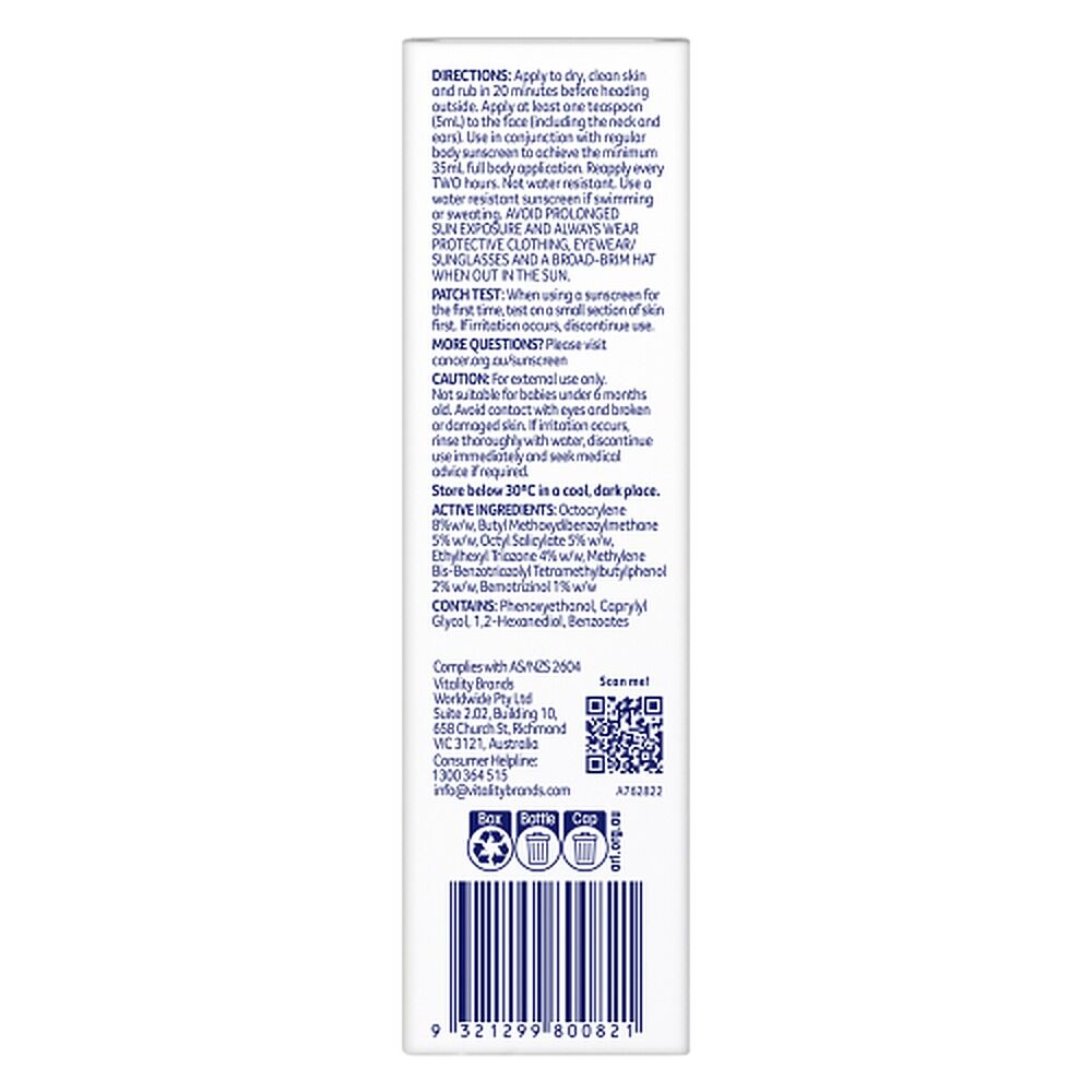Cancer Council Vitamin C Fluid Sunscreen SPF 50+ 50mL