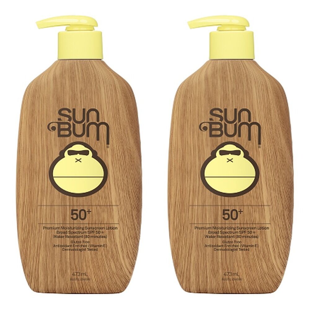 Sun Bum Premium Moisturising Sunscreen Lotion SPF50+ 473mL Pack of 2