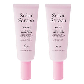 GEM Solar Screen SPF 50+ Hydrating Face Sunscreen Lotion 50mL Pack of 2