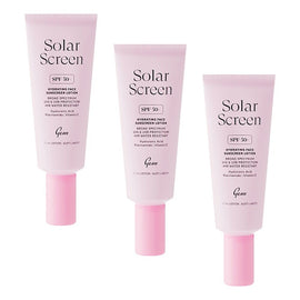 GEM Solar Screen SPF 50+ Hydrating Face Sunscreen Lotion 50mL Pack of 3