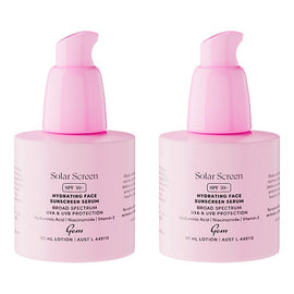 GEM Solar Screen SPF 50+ Hydrating Face Sunscreen Serum 30mL Pack of 2