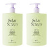 GEM Solar Screen SPF 50+ Hydrating Body Sunscreen Lotion 500mL Pack of 2