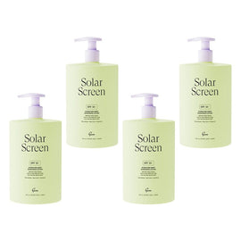 GEM Solar Screen SPF 50+ Hydrating Body Sunscreen Lotion 500mL Pack of 4