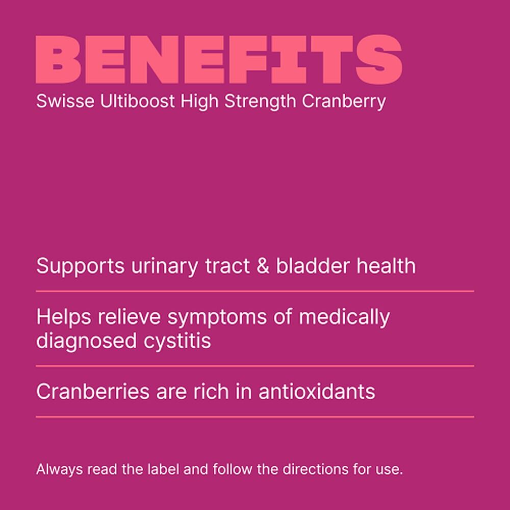 Swisse Ultiboost High Strength Cranberry 90 Capsules