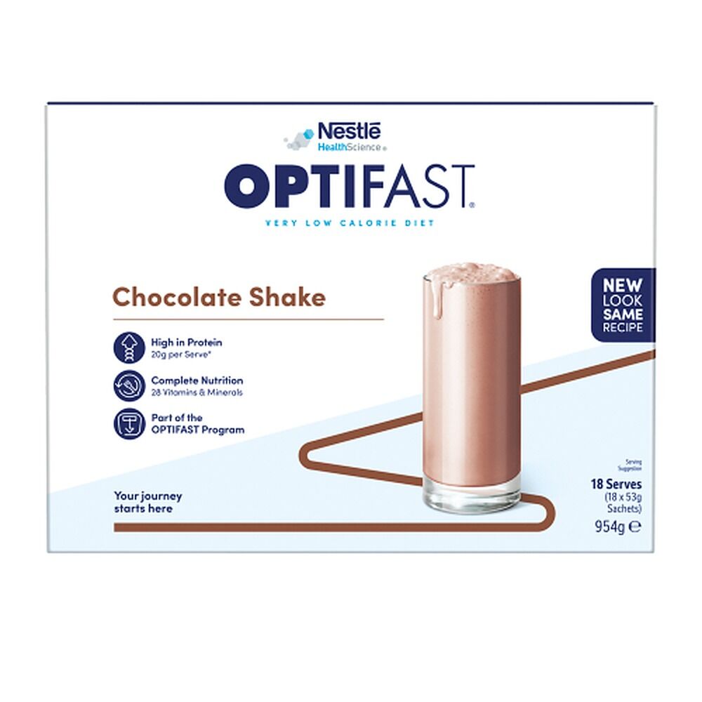 Optifast VLCD Shake Chocolate 18 x 53g