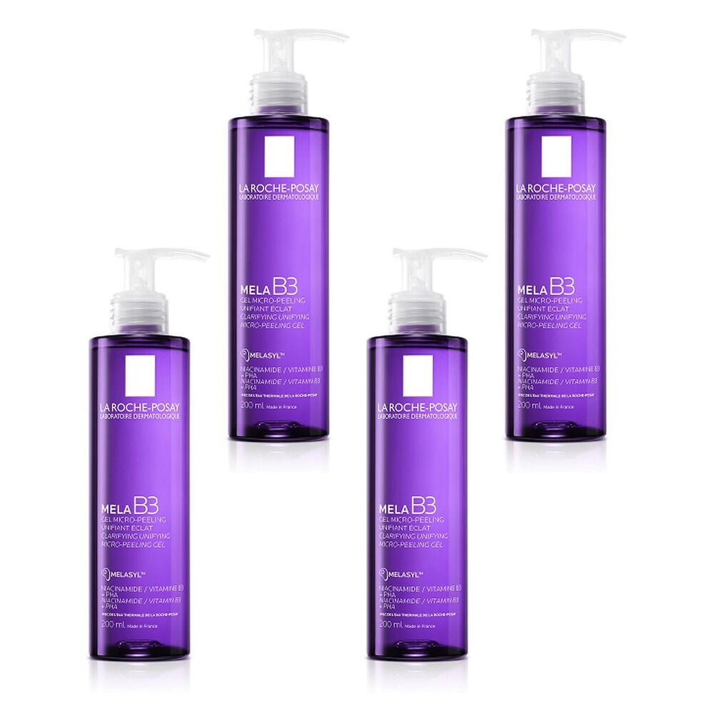 La Roche-Posay Mela B3 Niacinamide Cleanser 200mL Pack of 4