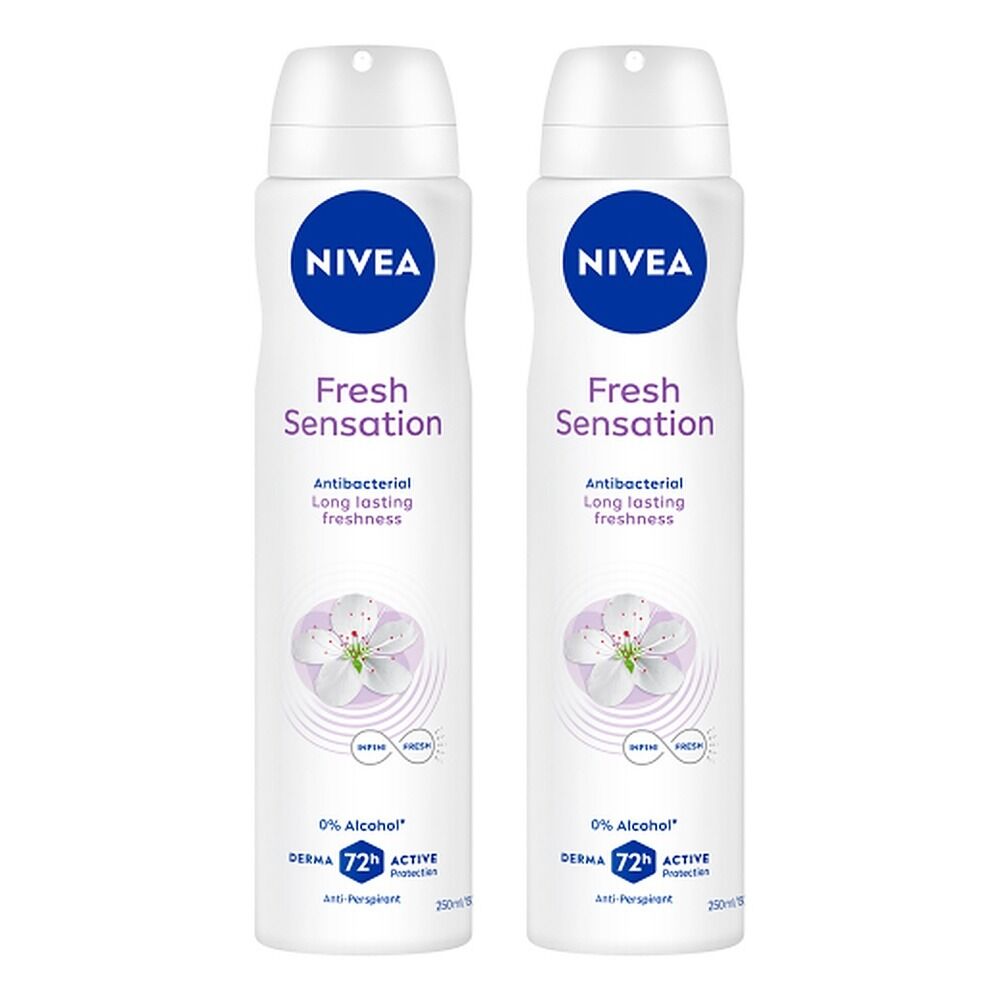 NIVEA Fresh Sensation Anti-Perspirant 250mL Pack of 2