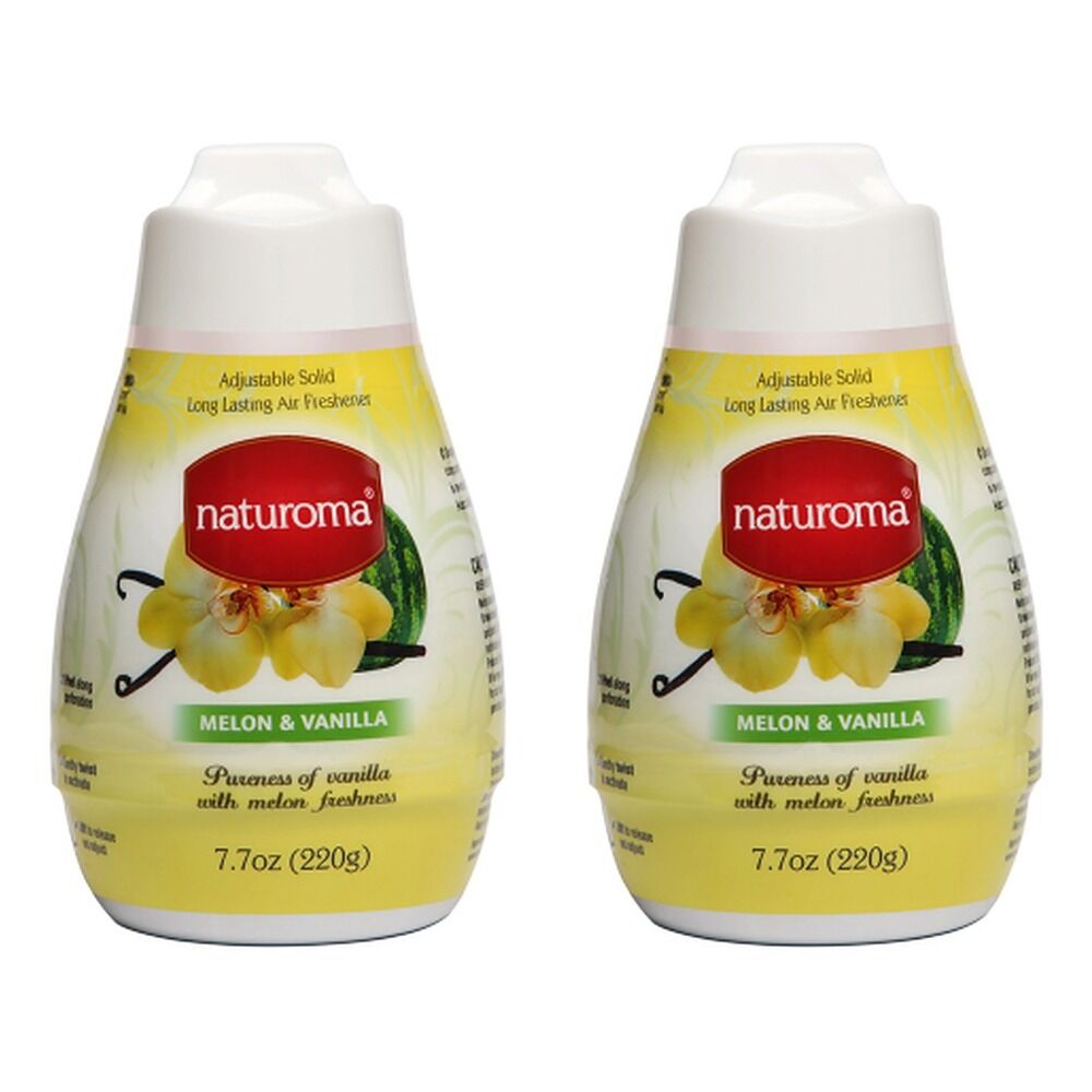 Naturoma Air Fresh Solid Gel Melon & Vanilla 220g Pack of 2