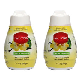 Naturoma Air Fresh Solid Gel Melon & Vanilla 220g Pack of 2