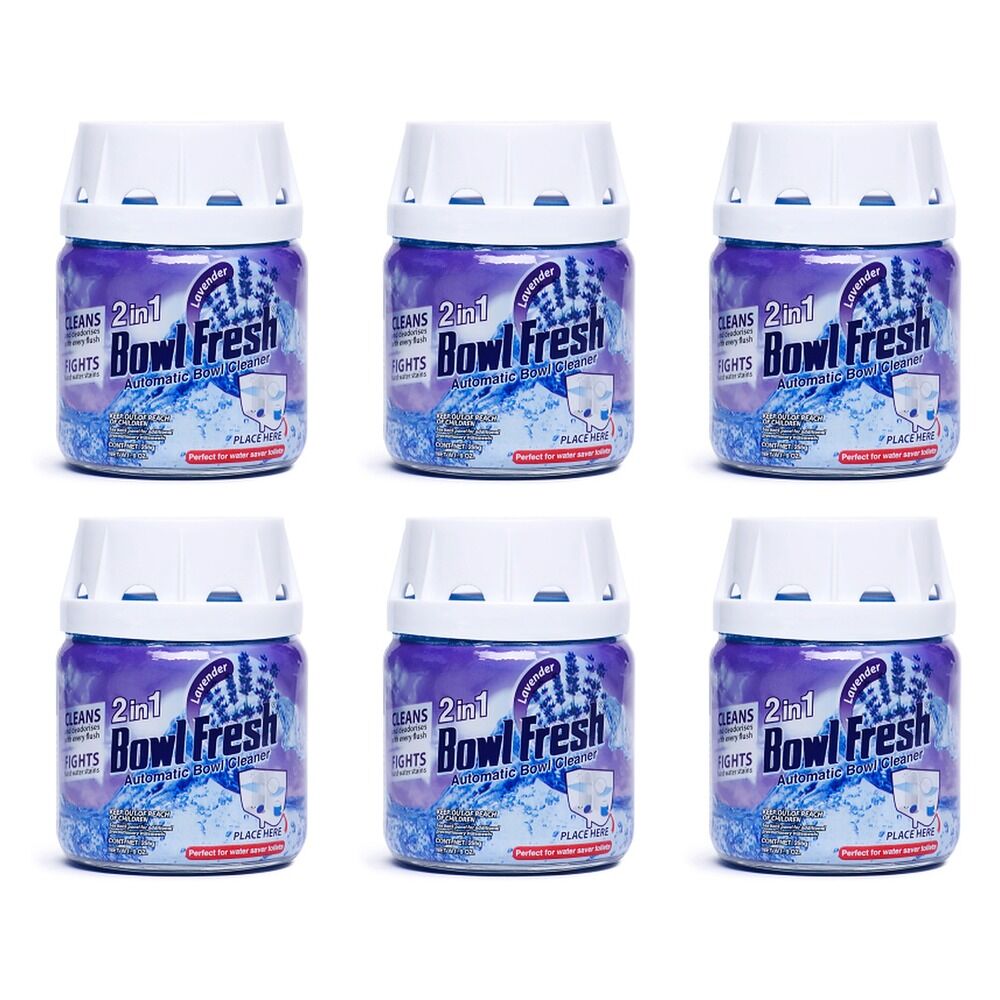 Bowl Fresh Auto Bowl Clean Lavender 255g Pack of 6