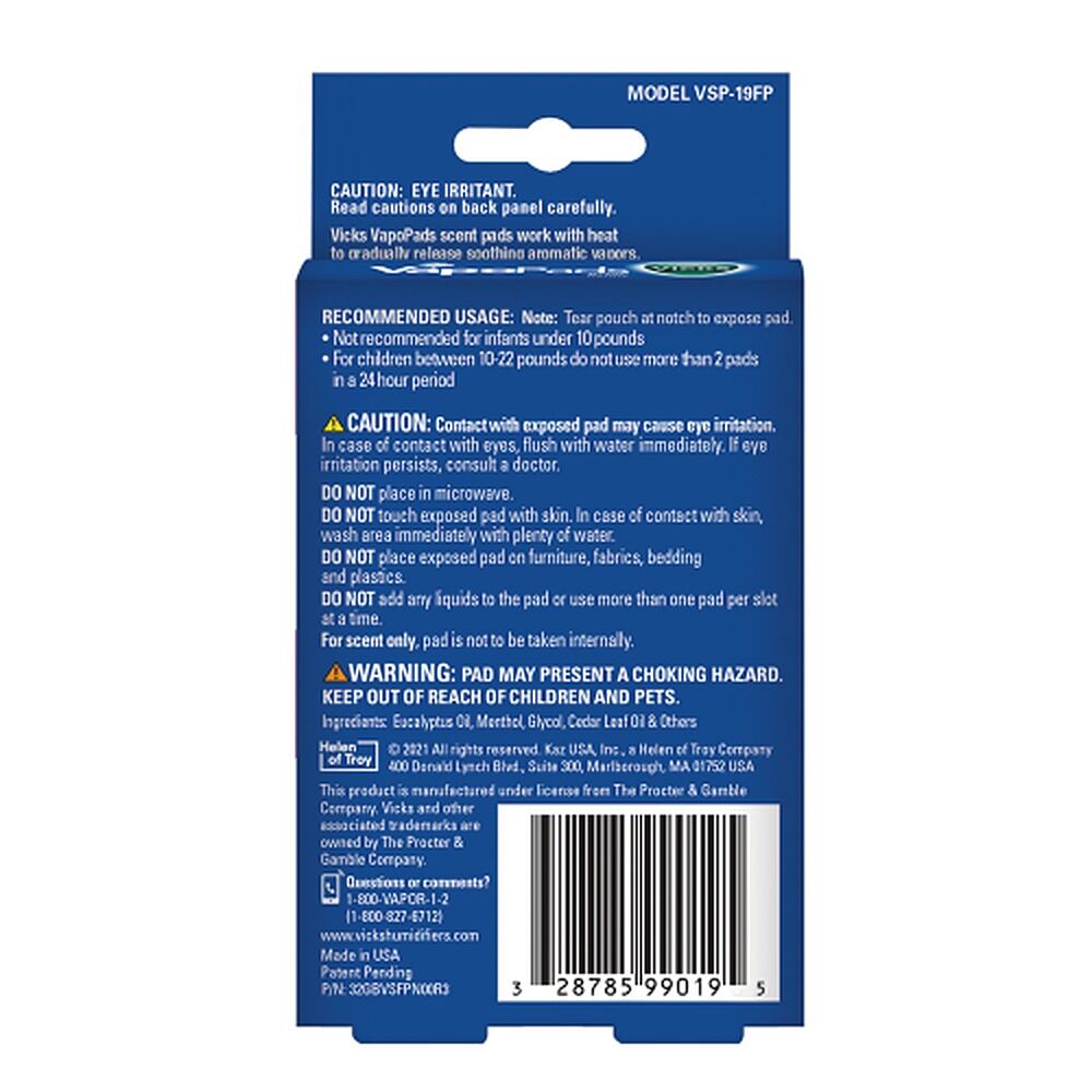 Vicks VapoPads Refills 12 Pack