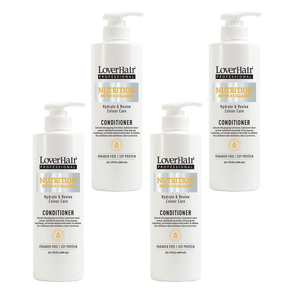 Loverhair Professional Nutrition Conditioner 600mL Pack of 4