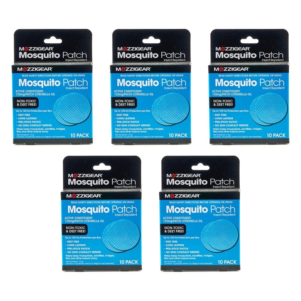 MozzieGear Patch 10 Pack Bundle of 5